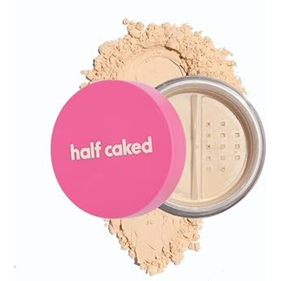 Half Caked Star Bright Translucent Finish Loose Setting Powder 8.5g Makeup New - Picture 3 of 9